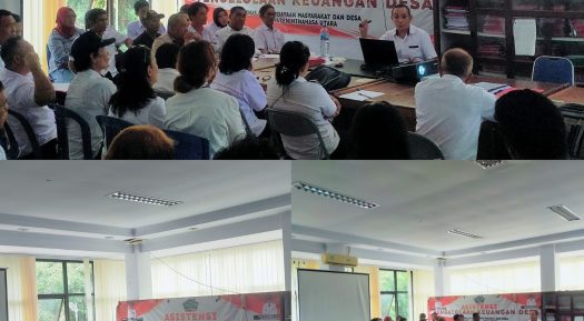 Dibawah Kepemimpinan Kumtua Wahjuddin Suhu, Pemdes Tangkasi Bersama BPD Sukses Mengikuti Evaluasi RAPBDes 2025