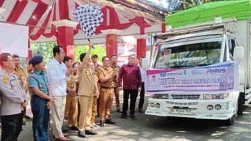 Pemkab Minut Salurkan 236 Ton Beras Untuk 11.831 Penerima Bantuan Pangan di 10 Kecamatan