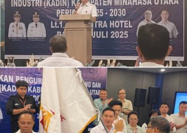 Joutje Dengah Terpilih Ketua KADIN Minut, Ini Harapan Bupati Joune Ganda