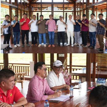 Ketua Umum Panitia Pnt Joune Ganda Rapat Bersama Matangkan Kesiapan HUT 63 PKB Sinode GMIM