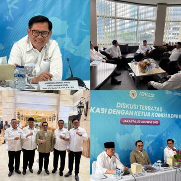 Jadi Moderator, Sekjen APKASI Joune Ganda Diskusi Nasional Bersama Ketua Komisi II DPR RI