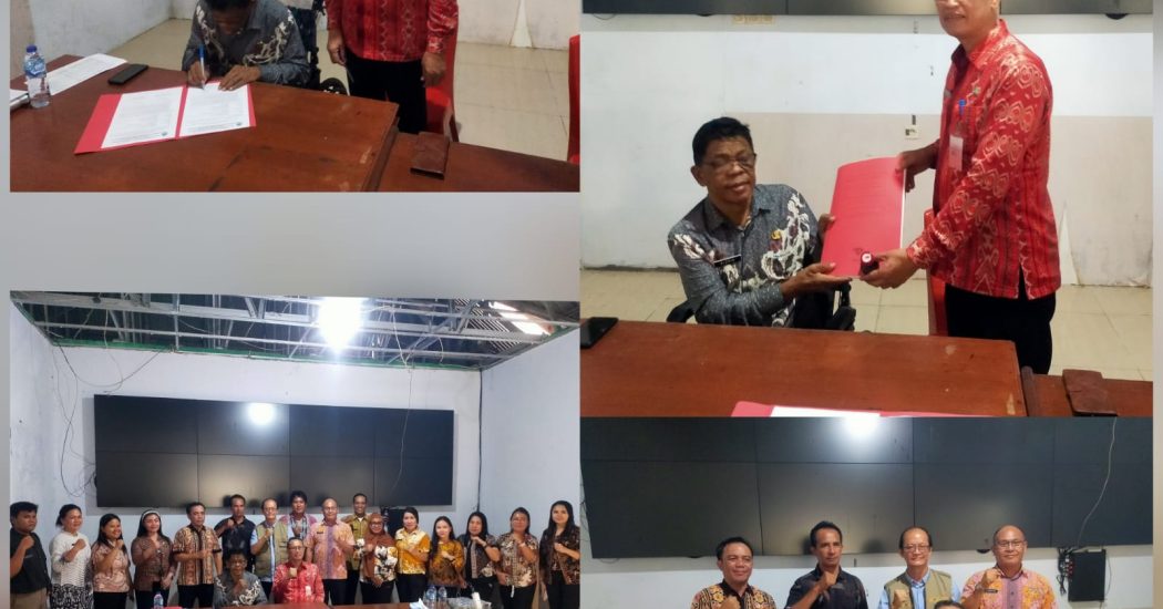 Serah Terima Administrasi Kadis Kominfo Minut Disaksikan Asisten II