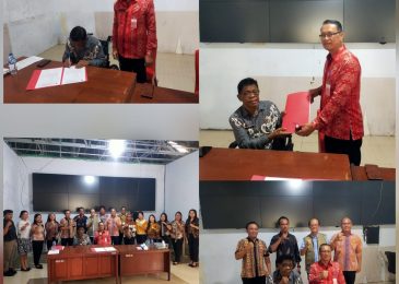 Serah Terima Administrasi Kadis Kominfo Minut Disaksikan Asisten II