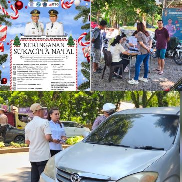 Dukung Program Gubernur Sulut, UPTD Samsat Minut Bersama Jajaran Kepolisian dan Jasa Rahardja Sosialisasikan Keringanan Sukacita Natal