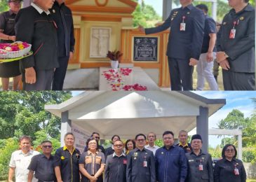 Jelang HUT Minut, JG-KWL Ziarah Ke Makam Drs Paulus Pitoy Kepel