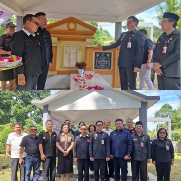 Jelang HUT Minut, JG-KWL Ziarah Ke Makam Drs Paulus Pitoy Kepel