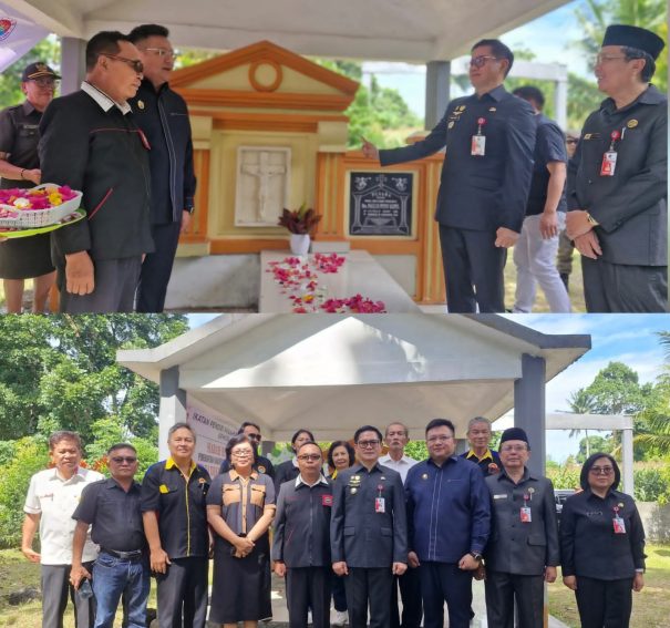 Jelang HUT Minut, JG-KWL Ziarah Ke Makam Drs Paulus Pitoy Kepel